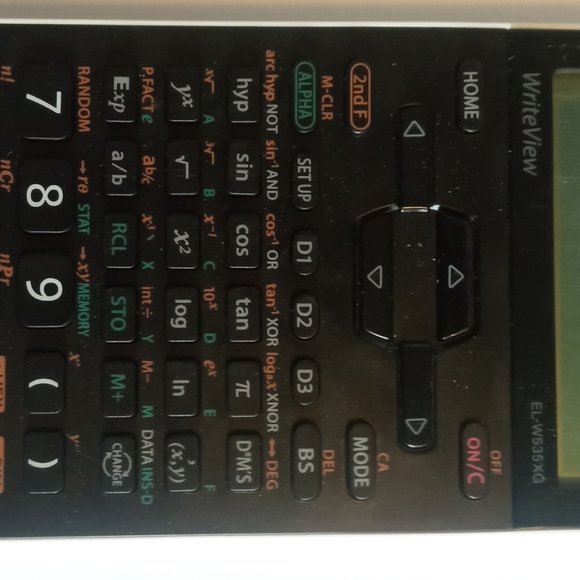 Sharp Writeview Scientific Calculator Model El-W535XG With Case Working - Picture 5 of 5